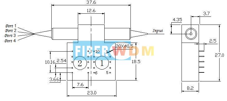 1x4 Mechanical Optical Switch