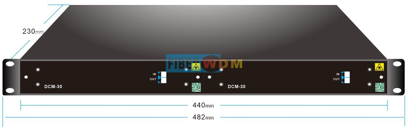  2-slot 1U rack, support plug in 2 DCM module