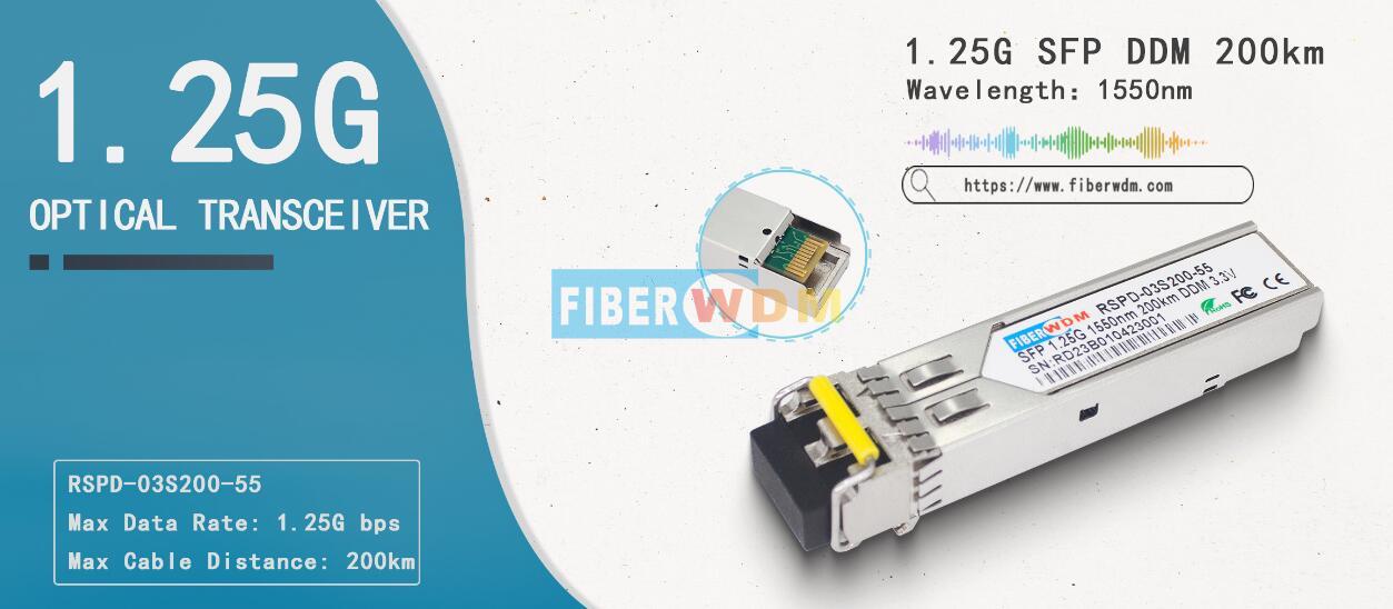 1.25G 200KM SFP Transceiver