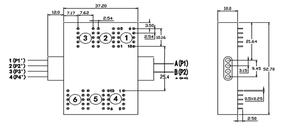 2x4 Mechanical Optical Switch