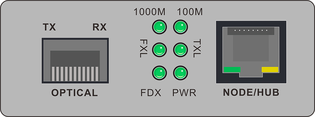 1000M External Media Converter