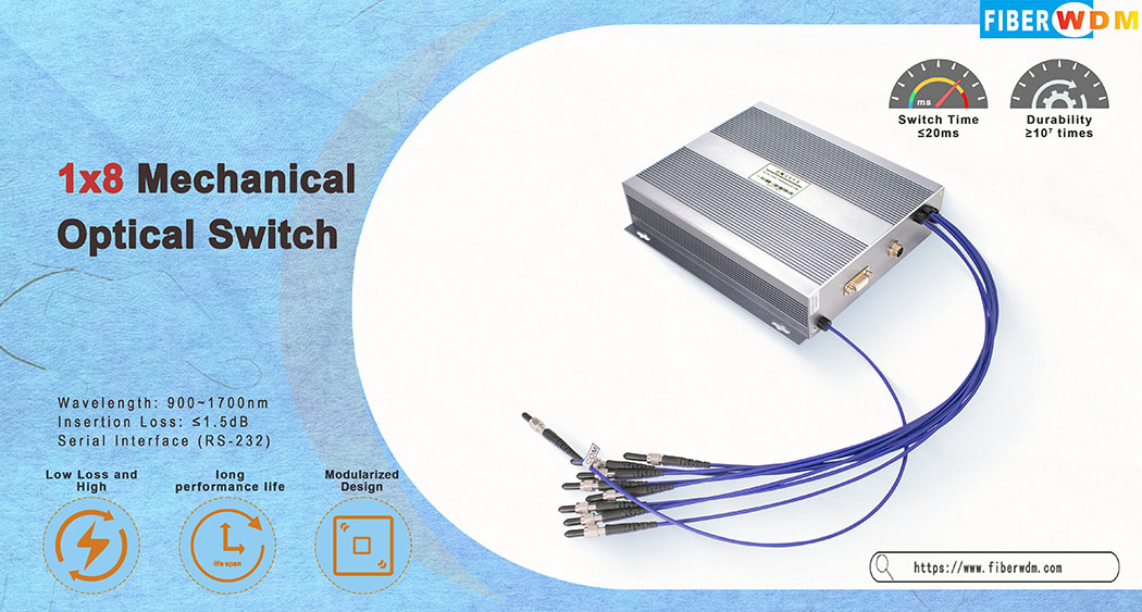 1×8 Mechanical Optical Switch