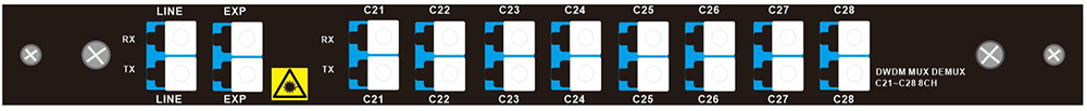  8CH DWDM MUX DEMUX Dual Fiber