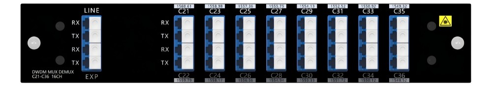 16CH DWDM MUX DEMUX Dual Fiber