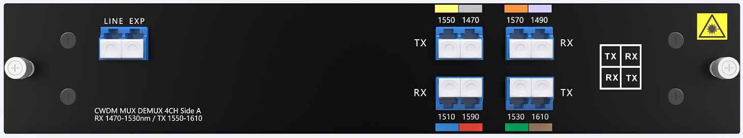 Single Fiber 4CH CWDM MUX/ DEMUX