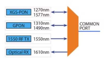 Multi-Channel WDM XGS-PON/ G-PON/RFoG