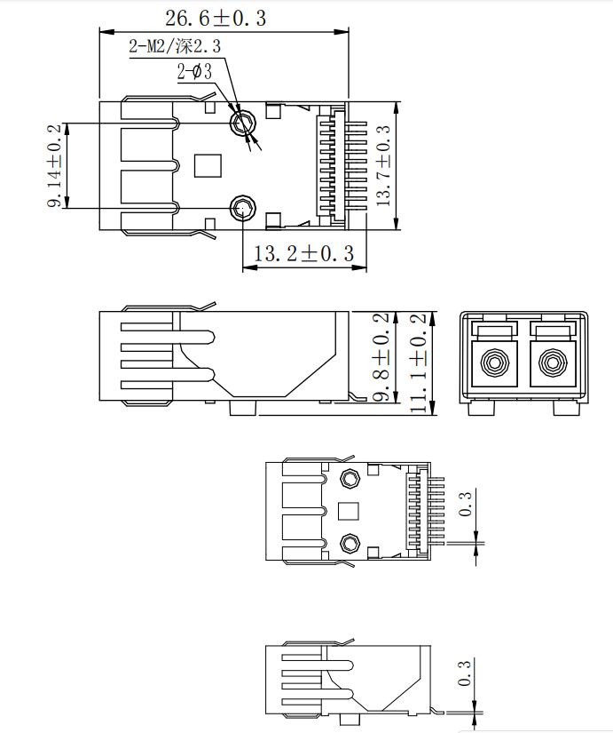 10g multimode Optical Transceivers