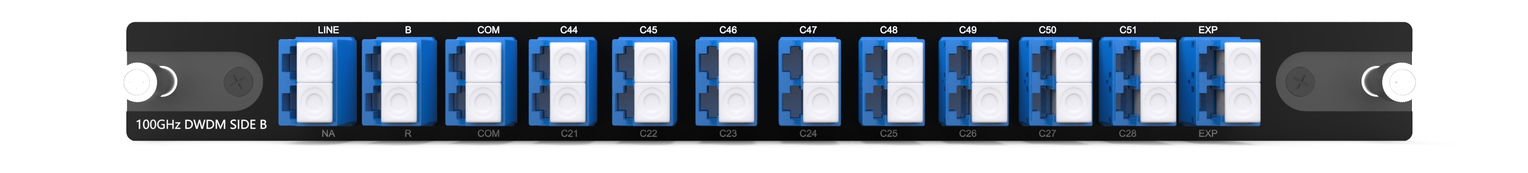 8CH DWDM MUX/ DEMUX Single Fiber