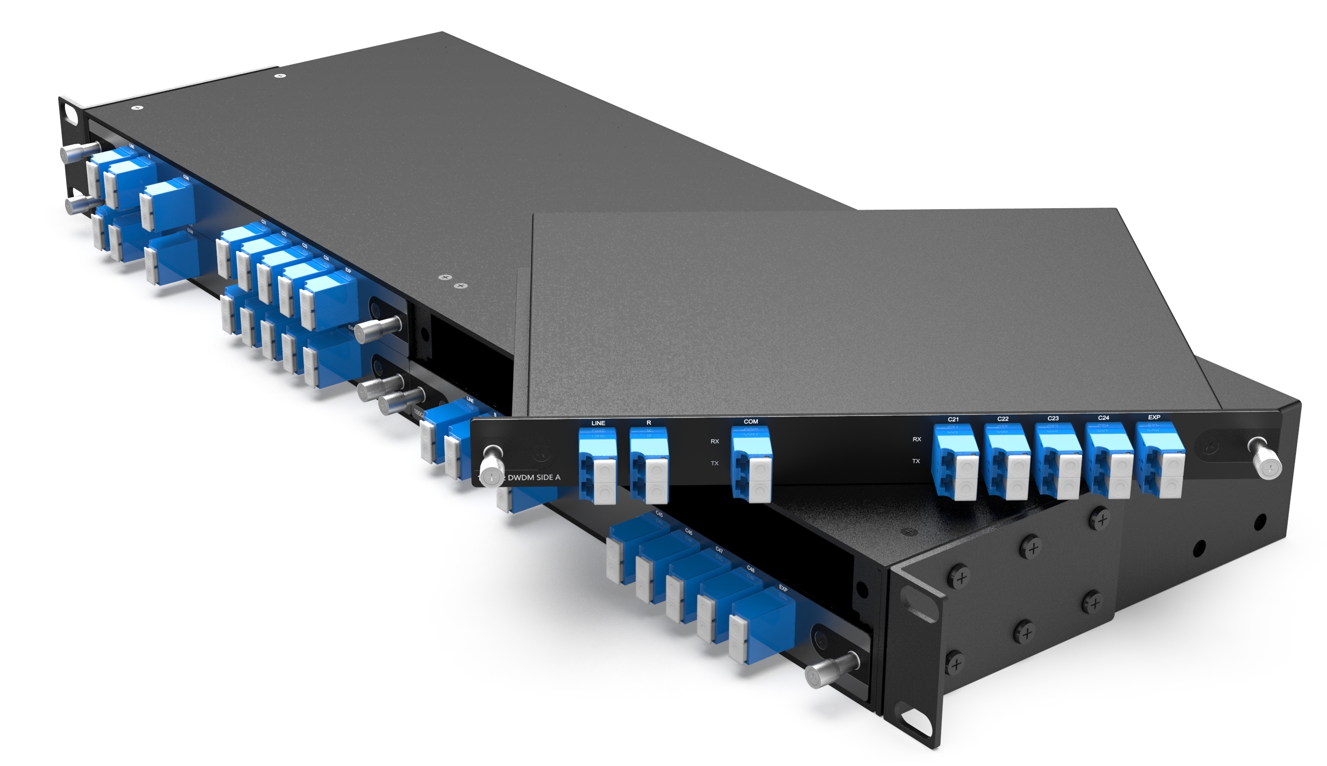 4CH DWDM MUX DEMUX Single Fiber