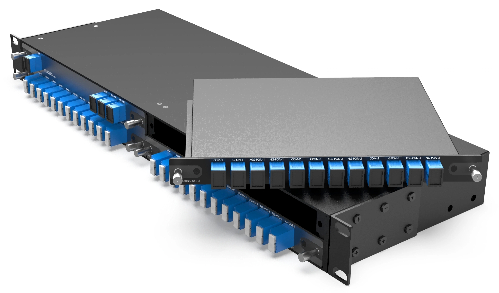 3CH WDM GPON XGS-PON AND NG-PON2 Plug-in LGX Box