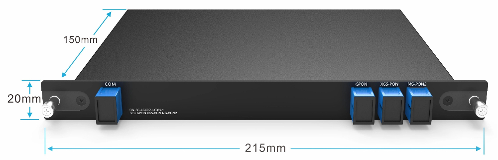 3CH WDM Plug-in LGX Box