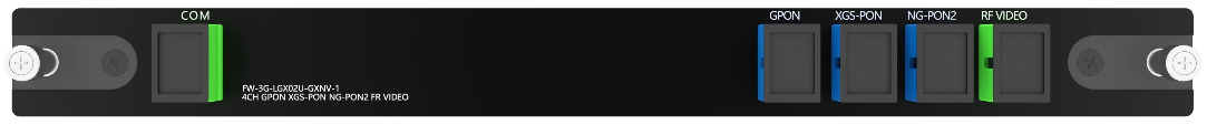 4CH WDM GPON XGS-PON NG-PON2 And RF Video