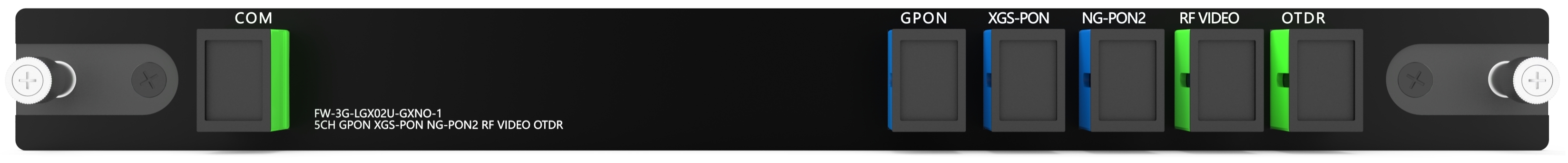 5CH WDM GPON XGS-PON NG-PON2 RF Video And OTDR