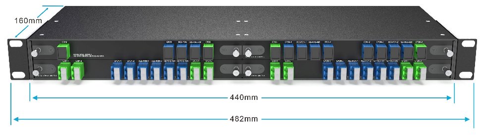 4-Slot 1U Rack for LGX BOX