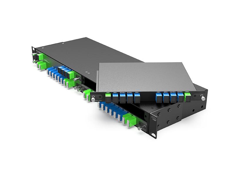 4CH WDM GPON XGS-PON NG-PON2 And OTDR Plug-in LGX Box