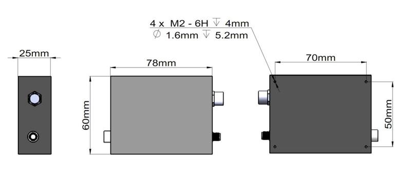 High-speed detector with amplification