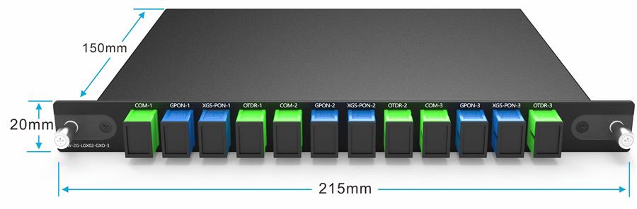 3CH WDM GPON XGS-PON