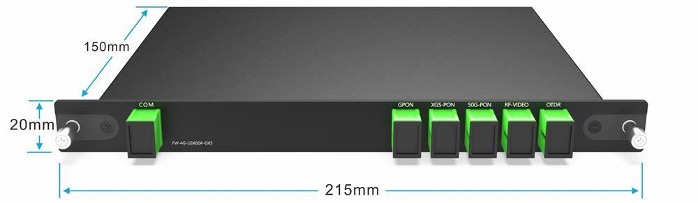 5CH WDM GPON XGS-PON 50G-PON RF Video