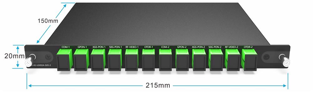 5CH WDM GPON XGS-PON 50G-PON RF Video