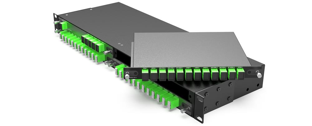 5CH WDM GPON XGS-PON 50G-PON RF Video And OTDR Plug-in LGX Box