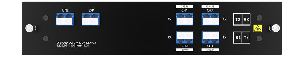 4CH O-BAND DWDM MUX DEMUX Dual Fiber