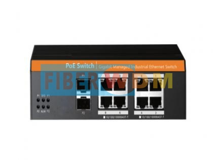 2-Optical 8-Electric Ethernet Gigabit Industrial Switch FW108GS-2F