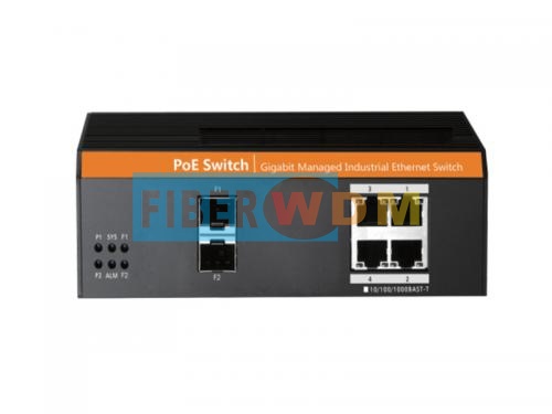 2-Optical 4-Electrical Ethernet Gigabit Industrial Switch  FW104GS-2F