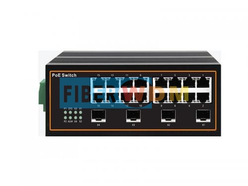 4-Optical 16-Electric POE Gigabit Industrial Switch FW1016GPS-4F