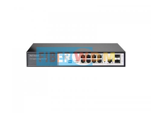 2-Optical 8-Electric Gigabit Managed POE Switch FWPS2008G