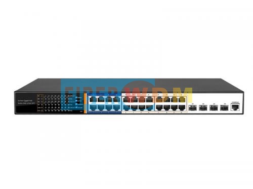 4-Optical 24-Electric Gigabit Management POE  Switch FW4024GP