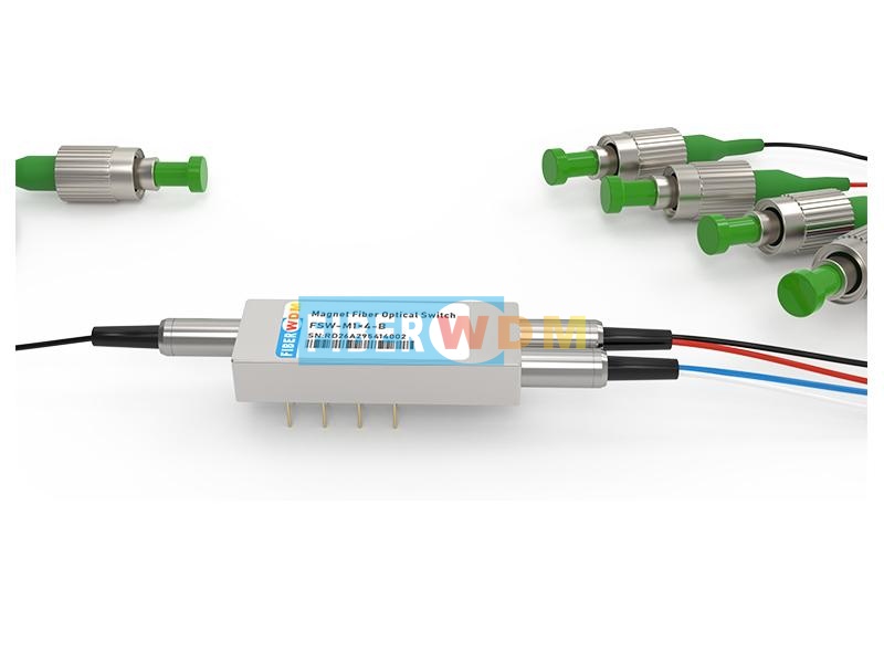 M1x4 Magnet Fiber Optical Switch