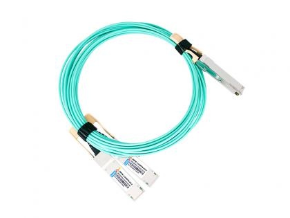 200G QSFP56 to 2x 100G QSFP28 AOC cable
