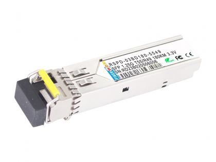 China SFP 1.25G TX 1550 RX 1490 CWDM 180KM DDM Optical Transceiver