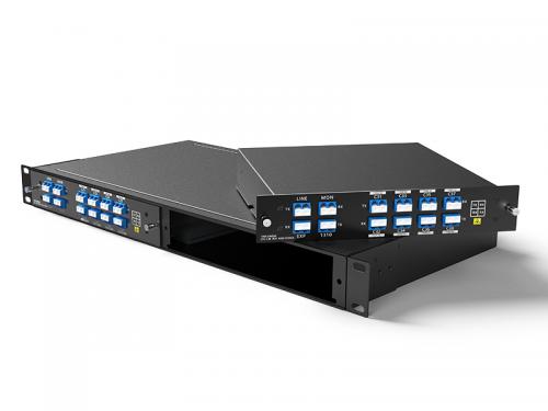 8ch 100G DWDM MUX DEMUX dual fiber